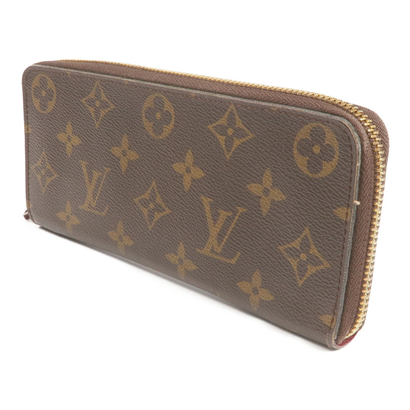 LOUIS VUITTON Monogram Clemence Wallet金扣長錢包-1