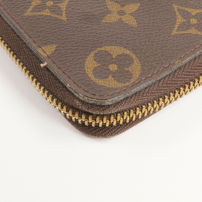 LOUIS VUITTON Monogram Clemence Wallet金扣長錢包-12