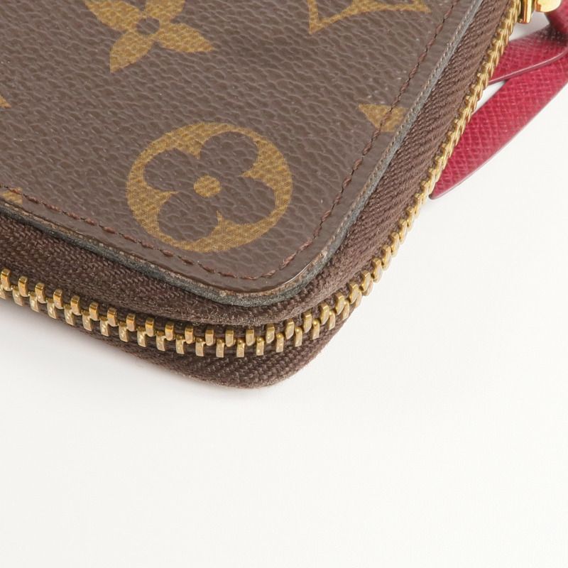 LOUIS VUITTON Monogram Clemence Wallet金扣長錢包-13