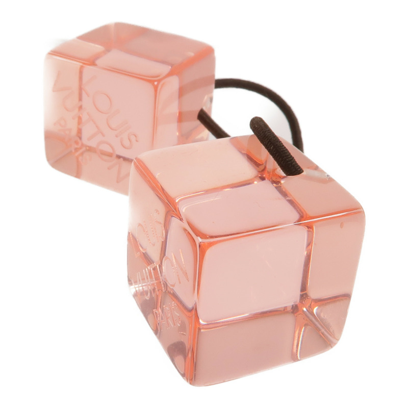 LOUIS VUITTON PVC Elastic Hair Cube彈性髮圈-1