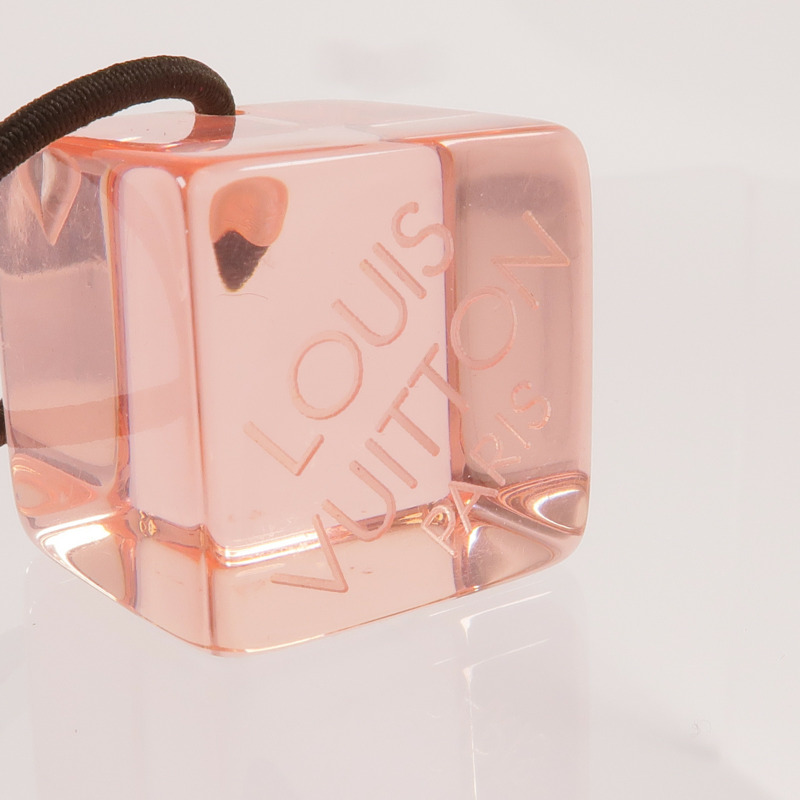 LOUIS VUITTON PVC Elastic Hair Cube彈性髮圈-4