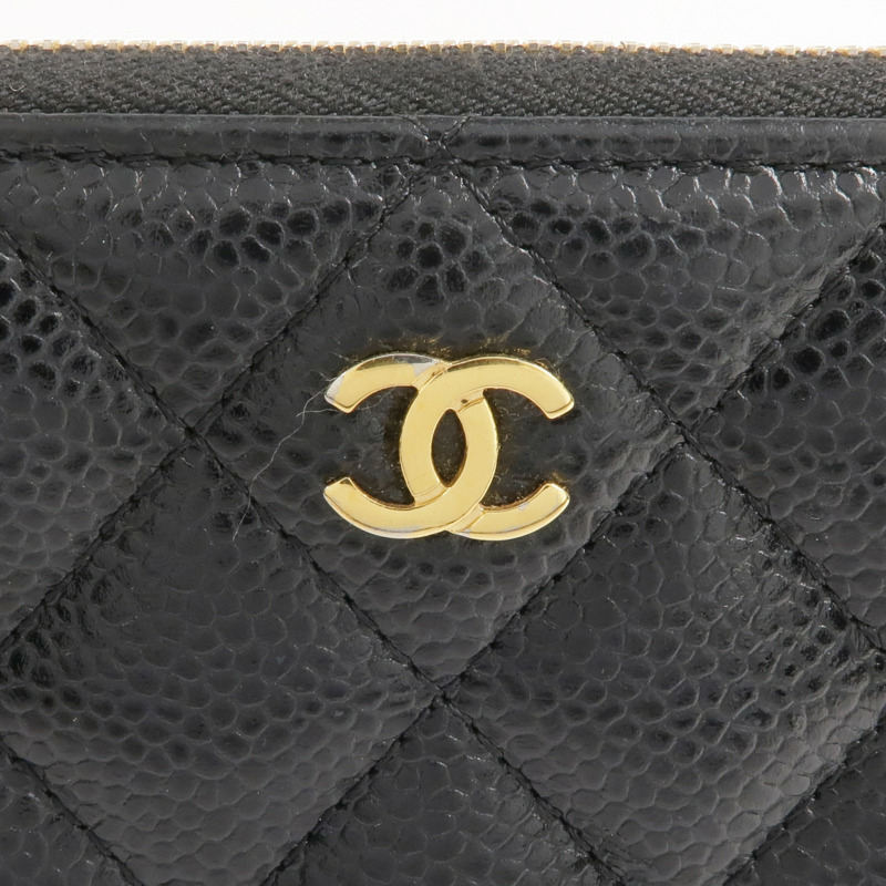 CHANEL 牛皮皮革Long Wallet金扣長錢包-8