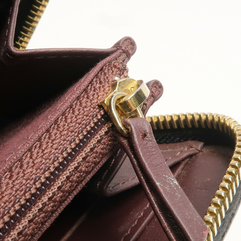 CHANEL 牛皮皮革Long Wallet金扣長錢包-16