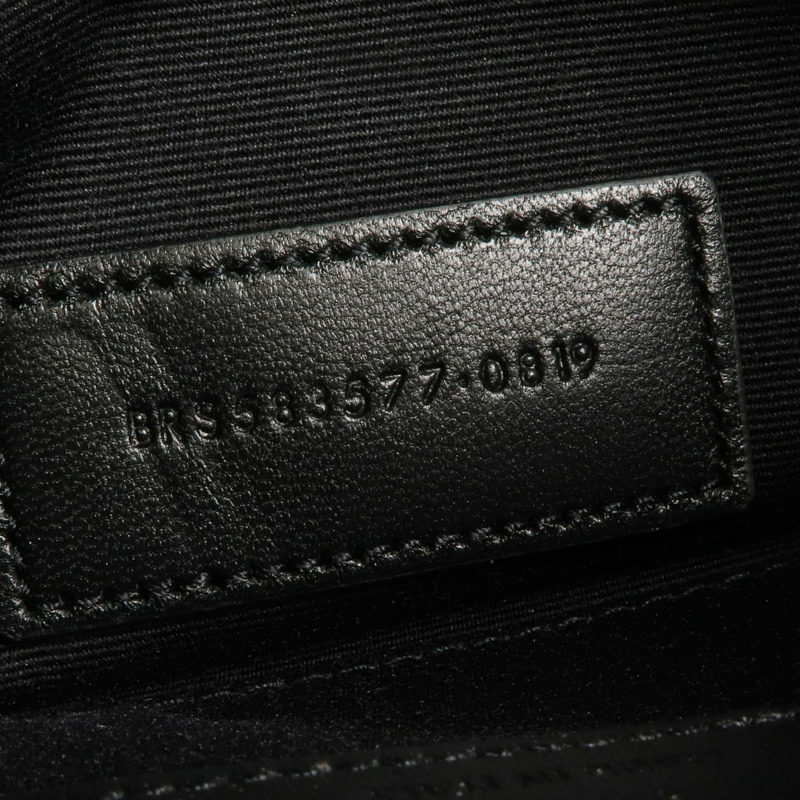 SAINT LAURENT 牛皮皮革Niki Ville銀扣手拿包-5