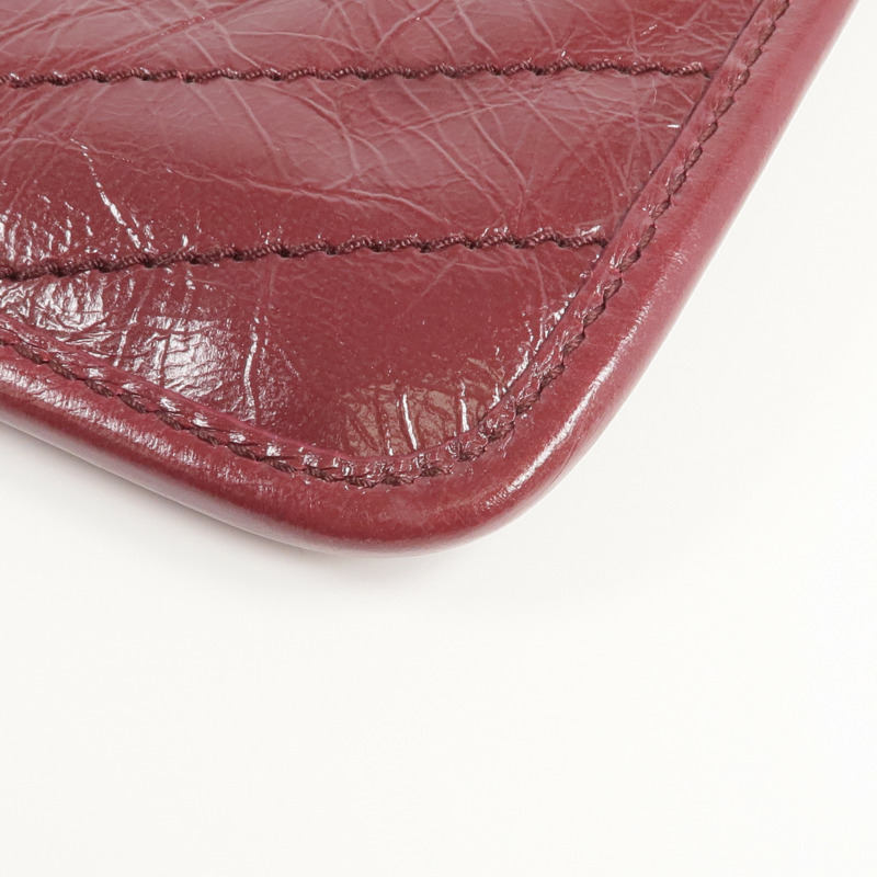 SAINT LAURENT 牛皮皮革Niki Ville銀扣手拿包-11