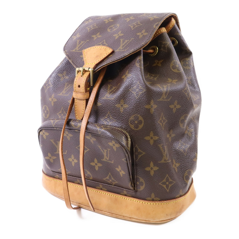 LOUIS VUITTON Monogram Montsouris MM Backpack金扣背包-2