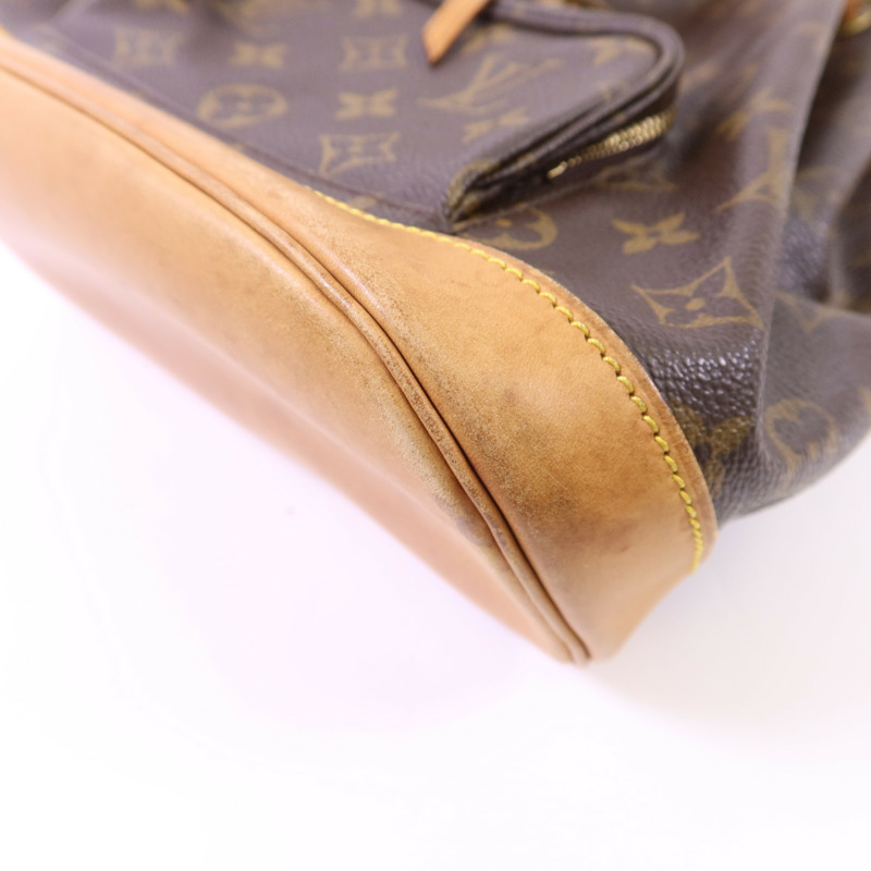 LOUIS VUITTON Monogram Montsouris MM Backpack金扣背包-12