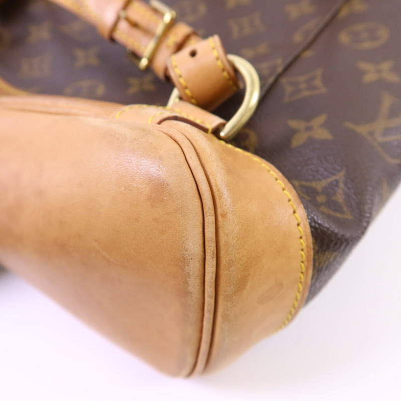 LOUIS VUITTON Monogram Montsouris MM Backpack金扣背包-14
