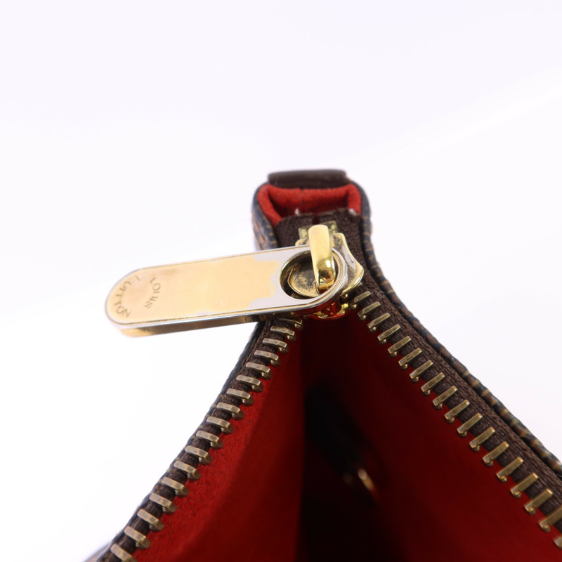 LOUIS VUITTON Damier Saleya PM金扣肩背袋-8