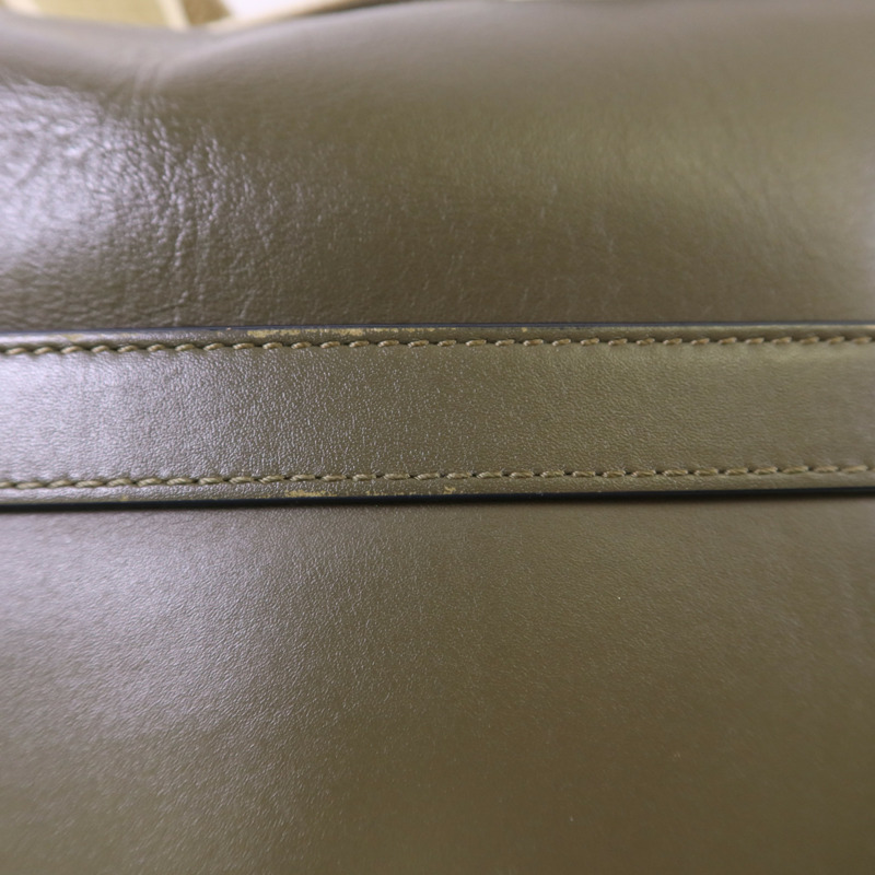 LOEWE 牛皮皮革Gate Medium金扣肩背袋-15