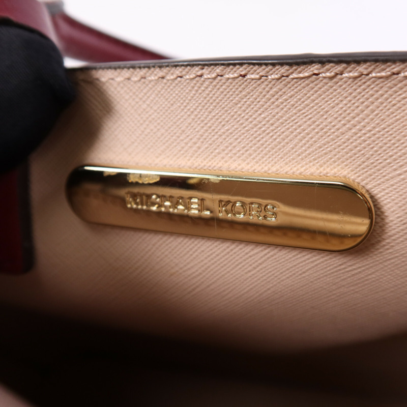 Michael Kors 皮革Hand Bag金扣手挽袋-5