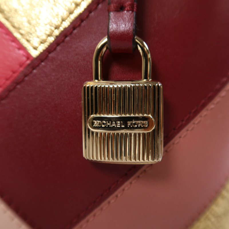 Michael Kors 皮革Hand Bag金扣手挽袋-6