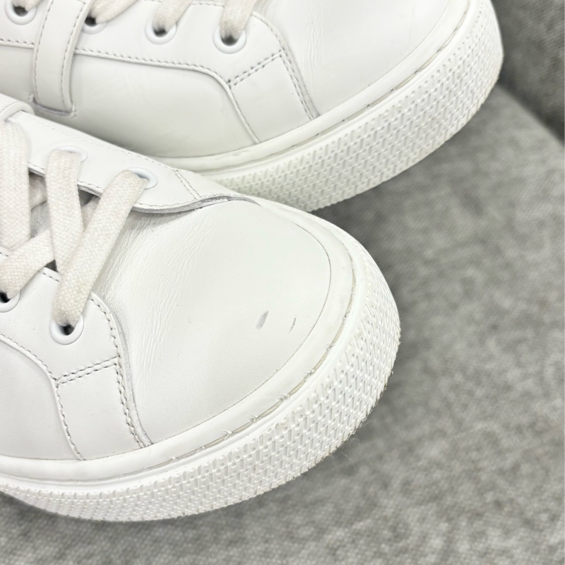 Hermes kelly day 球鞋 小白鞋 玫瑰金扣-5