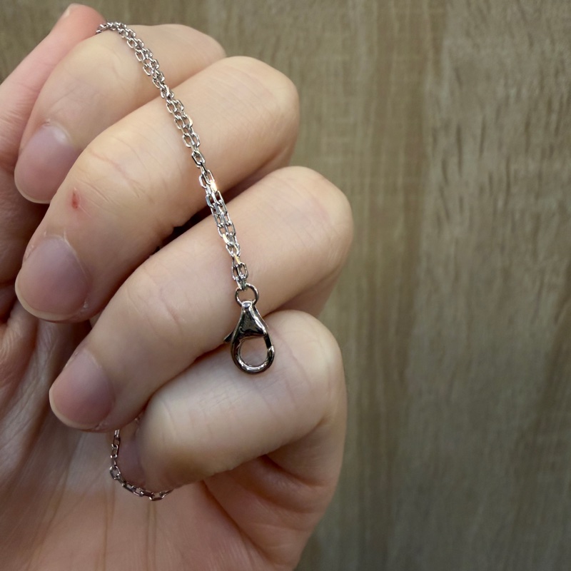 Cartier 750白K金2點鑽Love手鍊B6038100-6