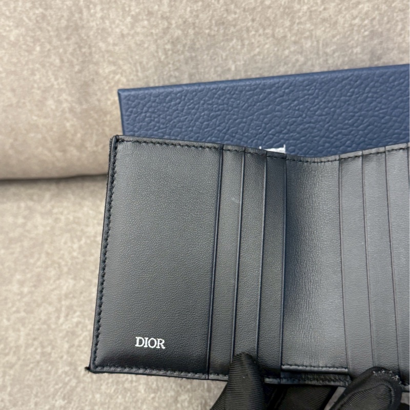 DIOR黑老花零錢袋卡包-5