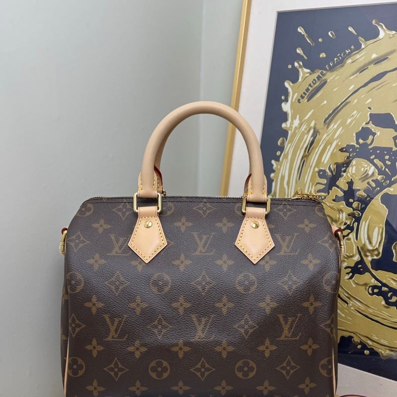 【全❤️】LV speedy25 老花枕頭手提斜挎包-2