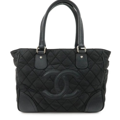 Chanel Paris Wild Stitch Nylon Tote Coco Mark