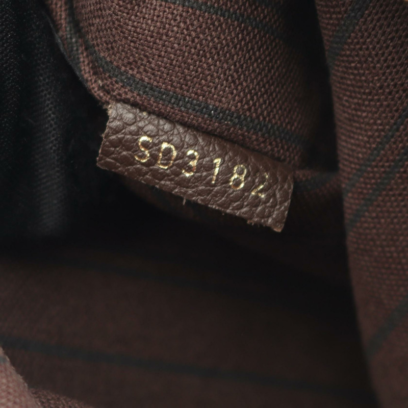 路易威登 Speedy Bandouliere 25 Monogram Emplant Terre 手提包 M40761 皮革 棕色 二手 女士-4