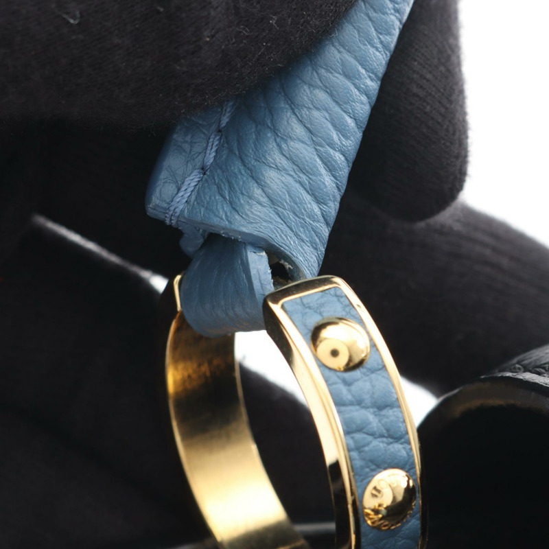 路易威登 Capucine BB 鏈斜背包 M59653 Taurillon Noir 二手-7