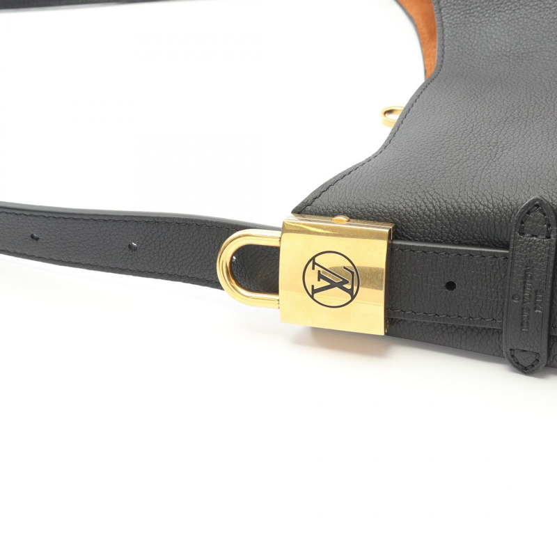 LOUIS VUITTON Lowkey Hobo 小號單肩包 M25352 Taurillon Clemence 皮革黑色-5