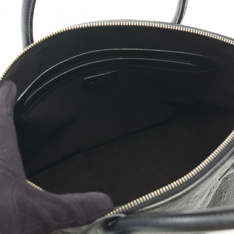 路易威登 Lockit 手提包 M40771 Monogram Revelation 皮革 黑色 二手-2