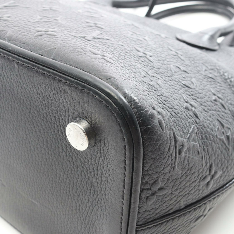 路易威登 Lockit 手提包 M40771 Monogram Revelation 皮革 黑色 二手-7