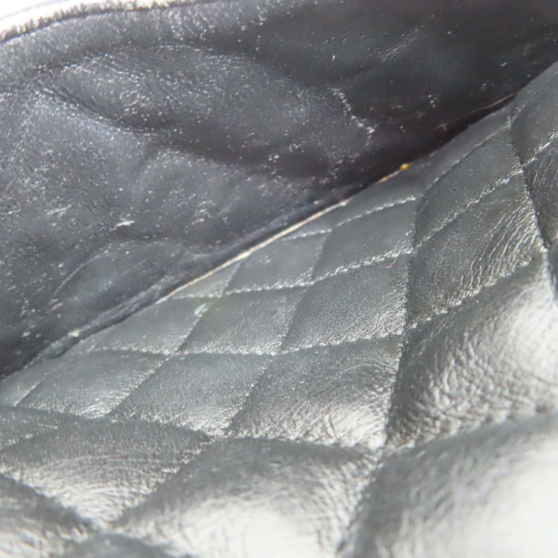 黑色牛皮 Cambon 肩背包 (無卡)【CHANEL 香奈兒】 A25171-7