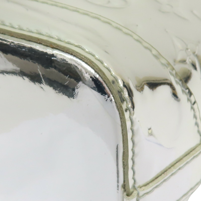 銀色 原花鏡面 漆皮 Lockit 手提包 M95449【LOUIS VUITTON LV 路易威登】 M95449-13