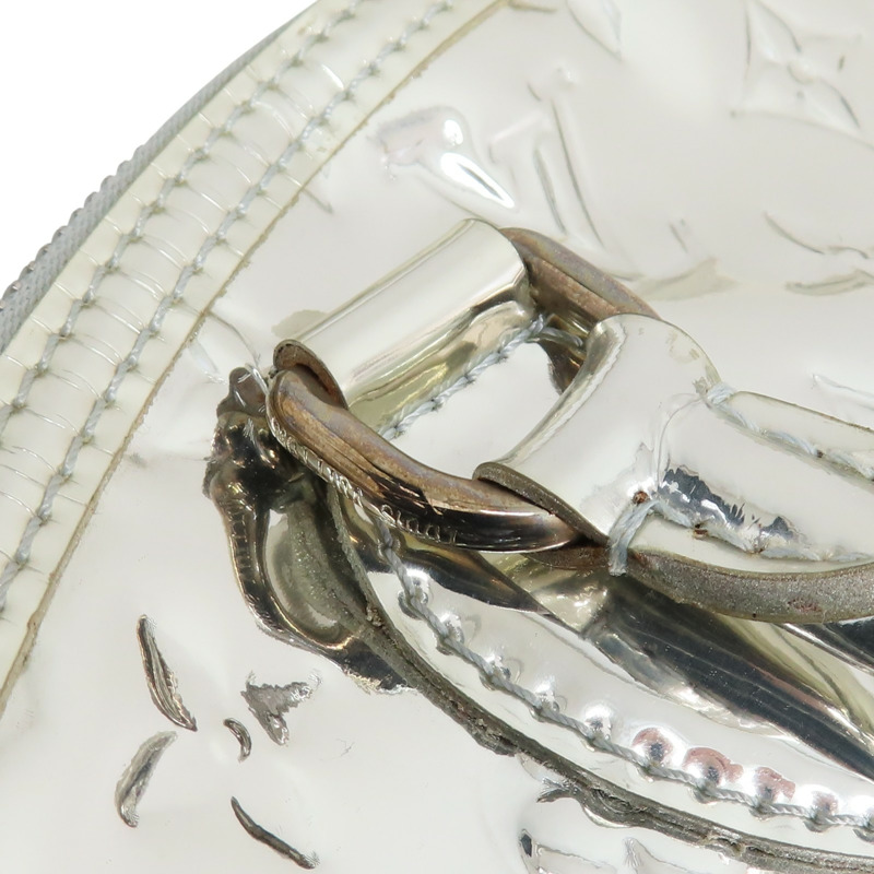 銀色 原花鏡面 漆皮 Lockit 手提包 M95449【LOUIS VUITTON LV 路易威登】 M95449-15