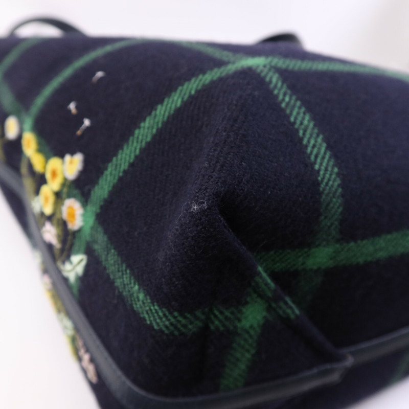 LOEWE 帆布Navy x Suna Fujita XL Puzzle Fold肩背袋-12