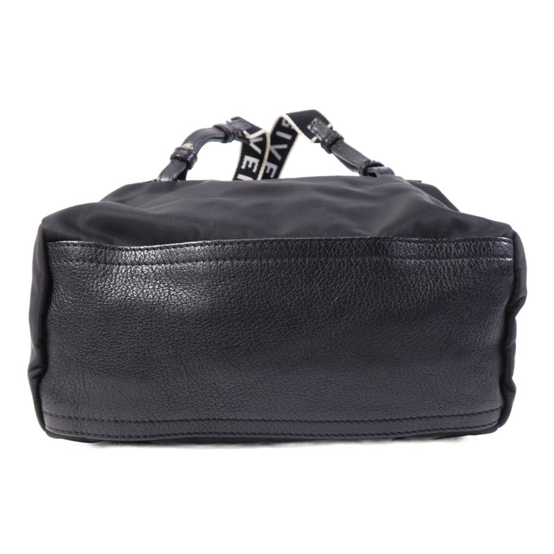 GIVENCHY 尼龍Pandora Mini銀扣肩背袋-1