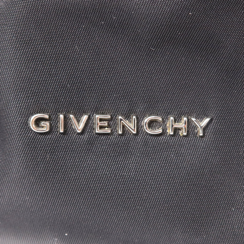 GIVENCHY 尼龍Pandora Mini銀扣肩背袋-6