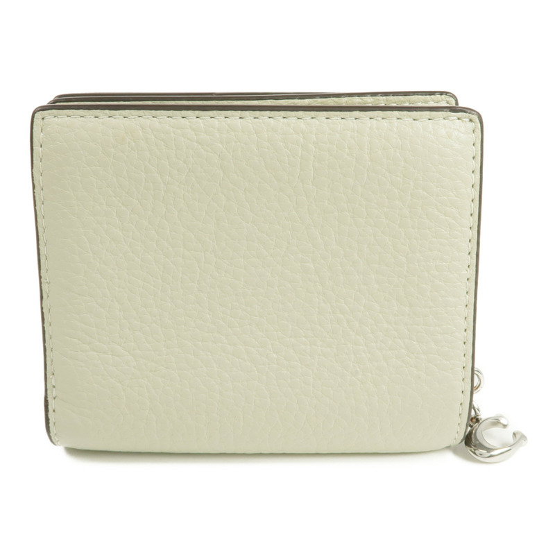 COACH 牛皮皮革Wallet銀扣錢包-2