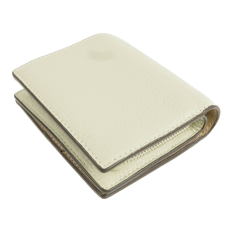 COACH 牛皮皮革Wallet銀扣錢包-4