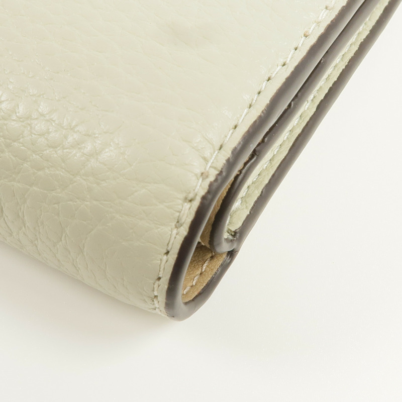 COACH 牛皮皮革Wallet銀扣錢包-11