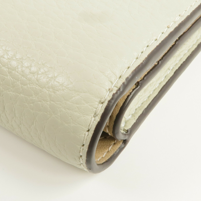 COACH 牛皮皮革Wallet銀扣錢包-12