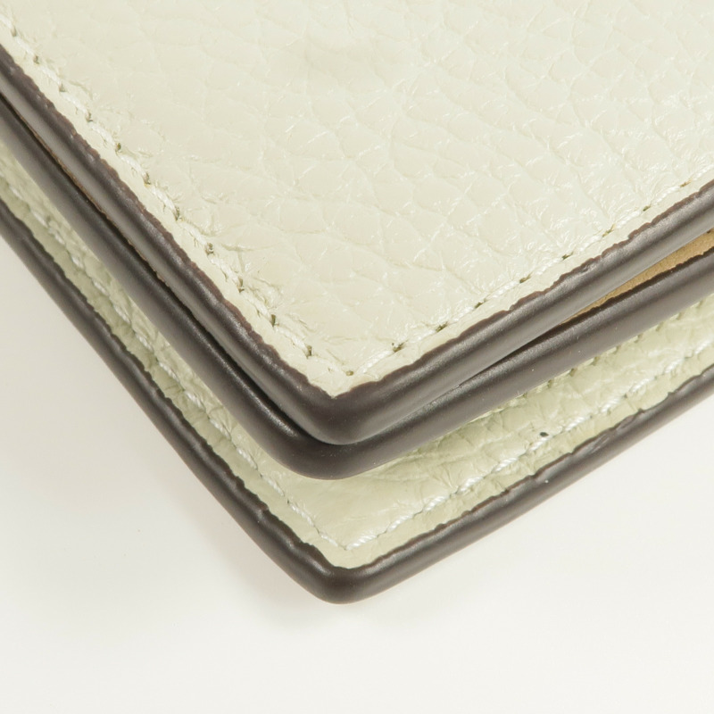 COACH 牛皮皮革Wallet銀扣錢包-14