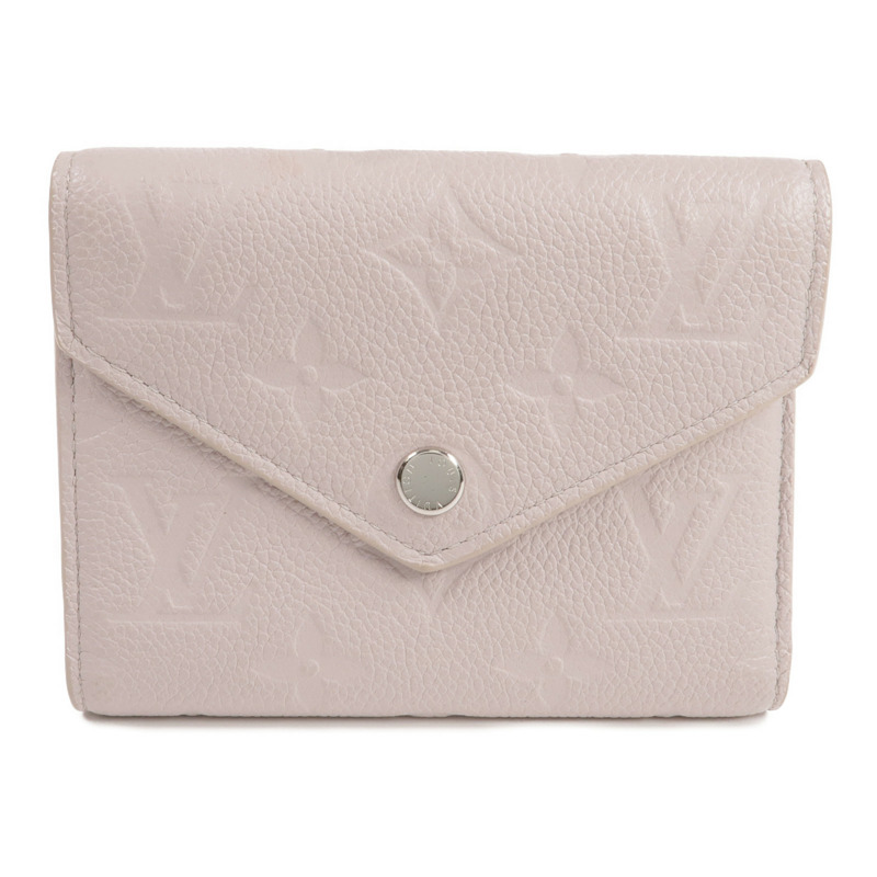 LOUIS VUITTON Monogram Empreinte Victorine Wallet銀扣錢包-0