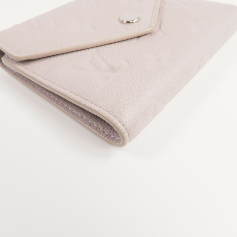 LOUIS VUITTON Monogram Empreinte Victorine Wallet銀扣錢包-11