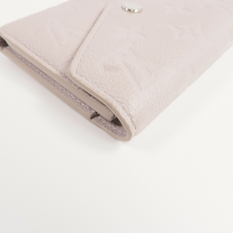 LOUIS VUITTON Monogram Empreinte Victorine Wallet銀扣錢包-12