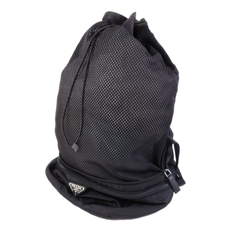 PRADA 尼龍Re-Nylon BackPack銀扣背包-2