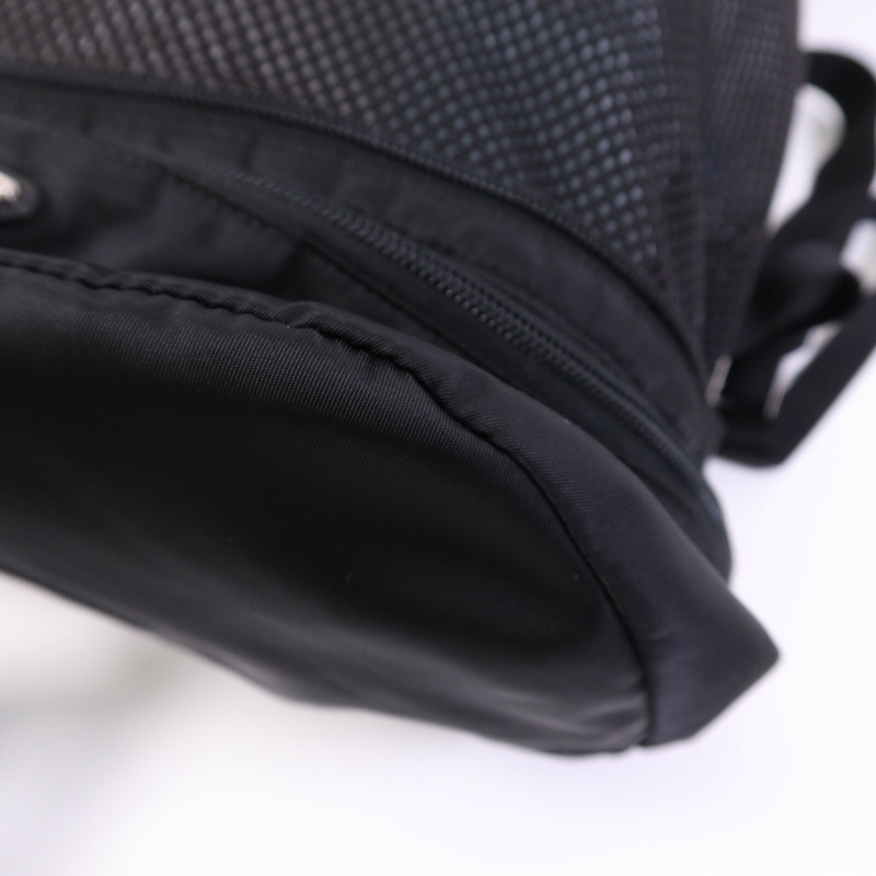 PRADA 尼龍Re-Nylon BackPack銀扣背包-9