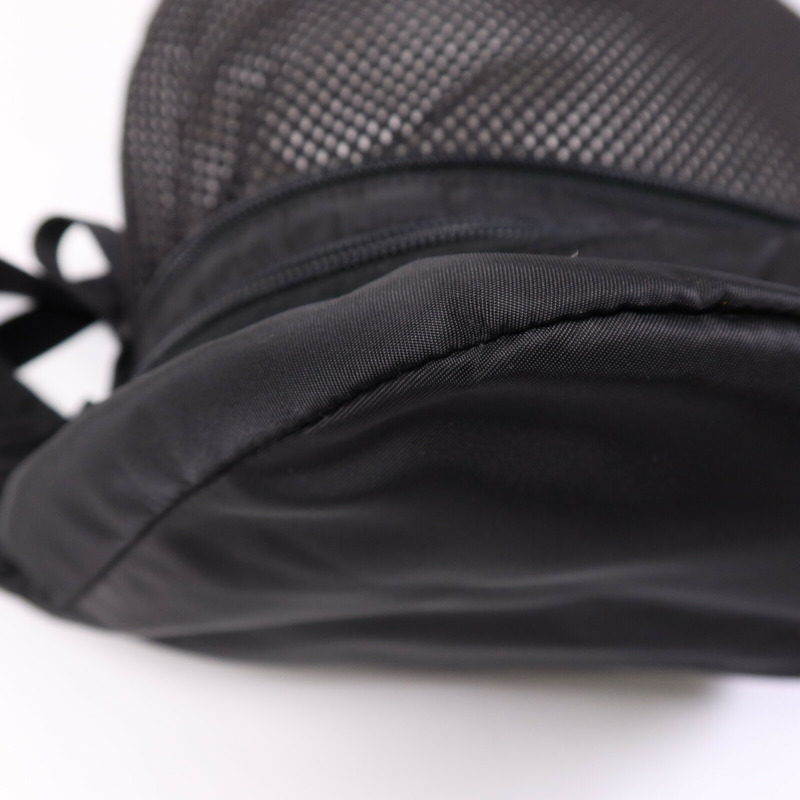 PRADA 尼龍Re-Nylon BackPack銀扣背包-10