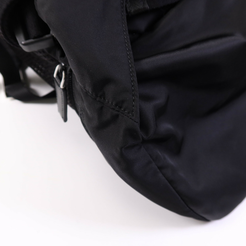 PRADA 尼龍Re-Nylon BackPack銀扣背包-12