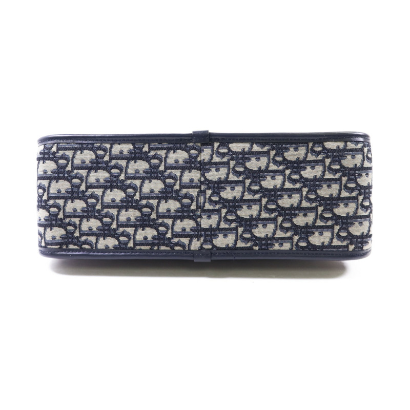 Dior 帆布Shoulder Bag金扣肩背袋-3