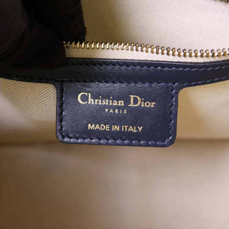 Dior 帆布Shoulder Bag金扣肩背袋-6