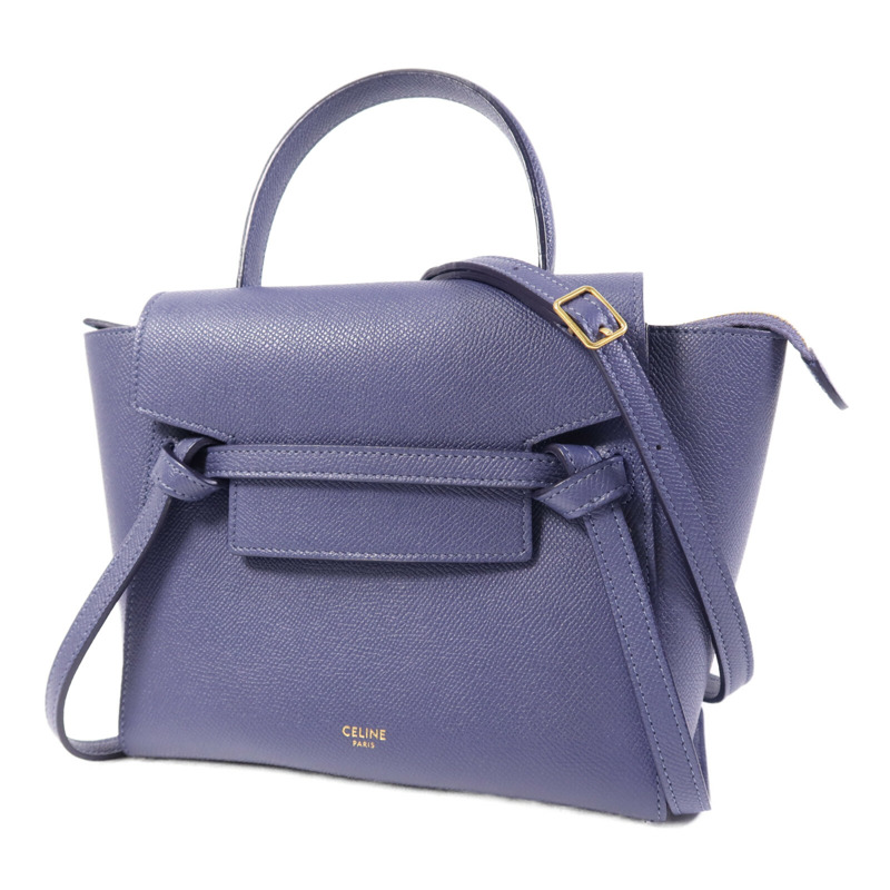 CELINE 牛皮皮革Belt Bag Nano金扣手挽肩背兩用袋-2