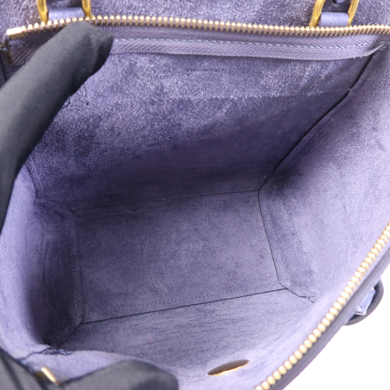 CELINE 牛皮皮革Belt Bag Nano金扣手挽肩背兩用袋-4