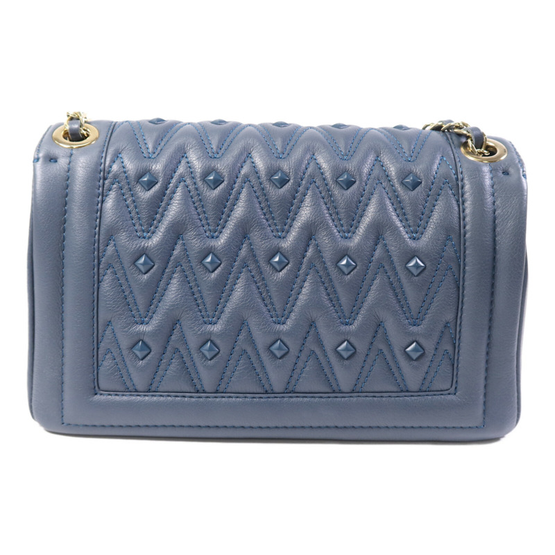 Valentino 牛皮皮革Mario Diamond金扣鏈帶肩背袋-1