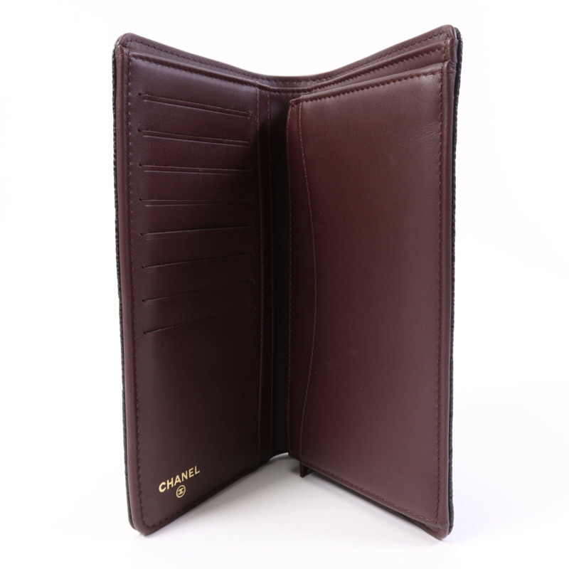 CHANEL 牛皮皮革Wallet金扣長錢包-4